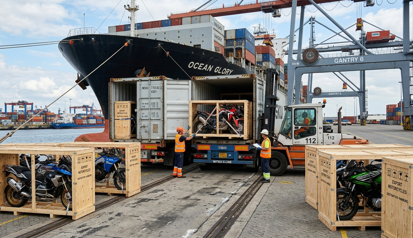Motorcycle Export from China to Mexico